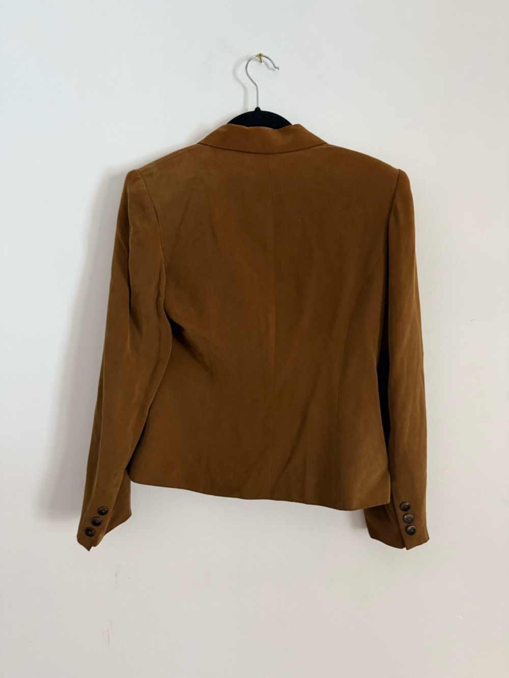 Morgan Taylor Double-Breasted Blazer & Trouser Set in Cognac Brown - Picture 5 of 7